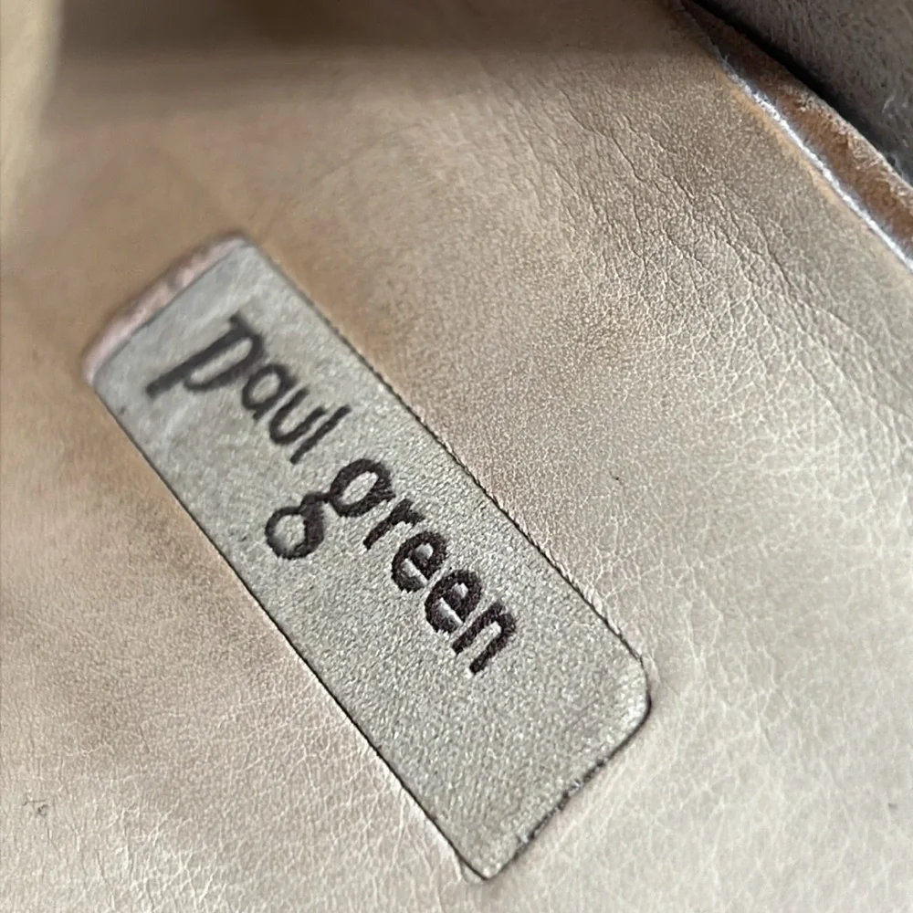 🥿Paul Green Lydia Suede Ankle Wrap Flats UK 3.5 US size 5 tan beige Austria